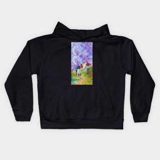 Cat & Monarchs Kids Hoodie